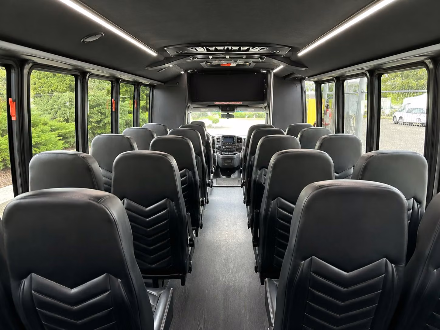 15 passenger minibus inside