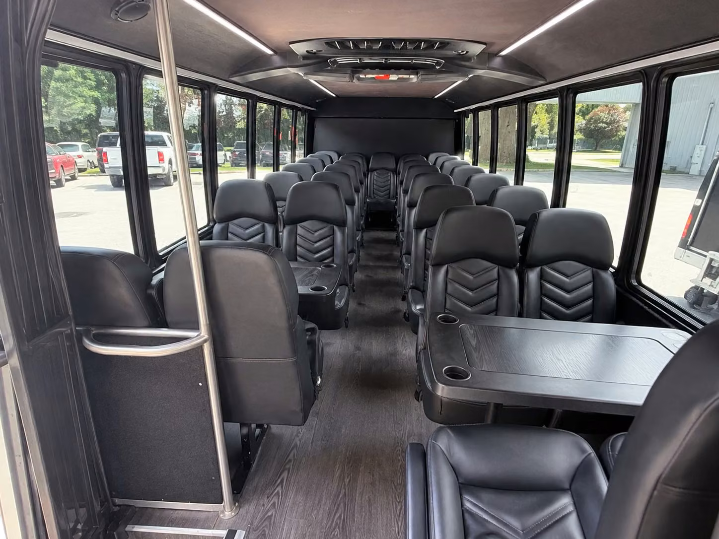 15 passenger minibus interior
