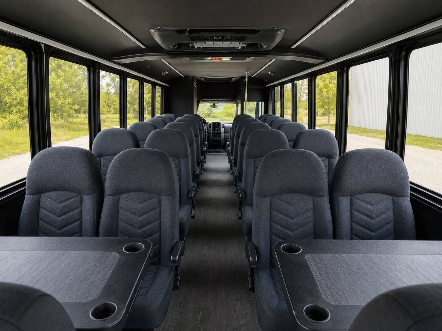 20 passenger minibus interior