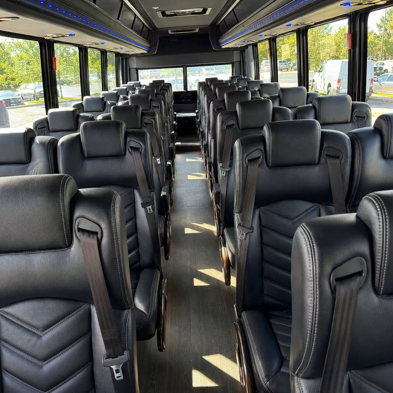 25 passenger minibus inside