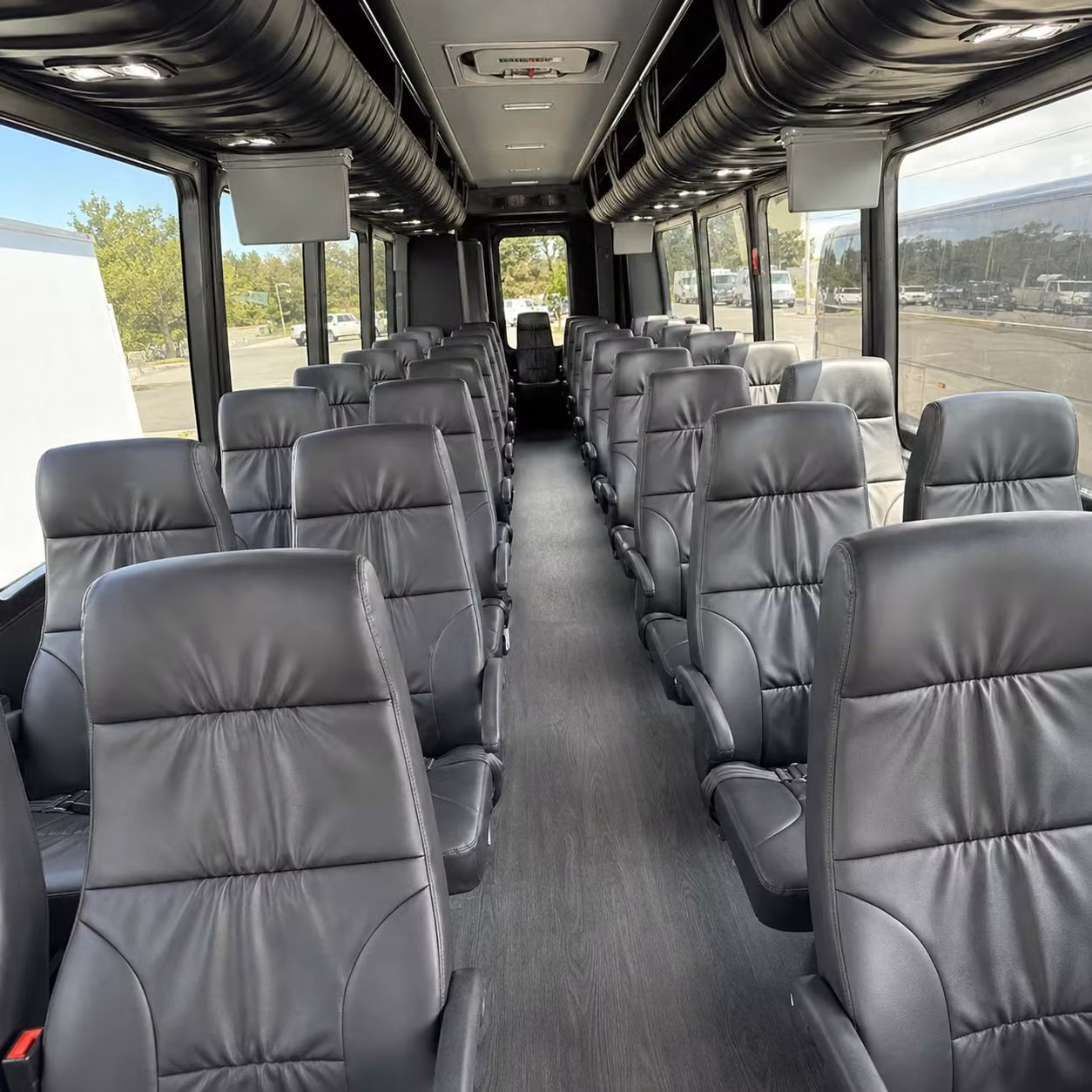 28 passenger minibus inside