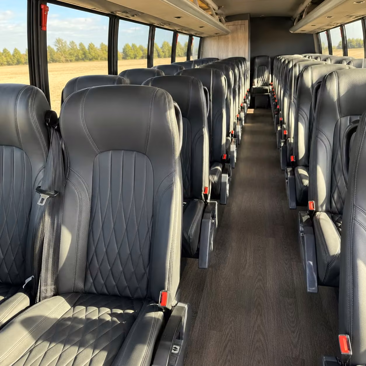 30 passenger minibus inside