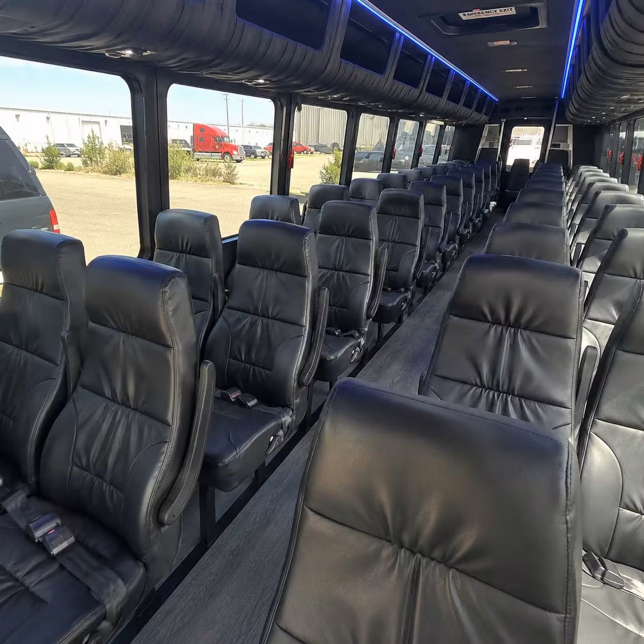35 passenger minibus inside