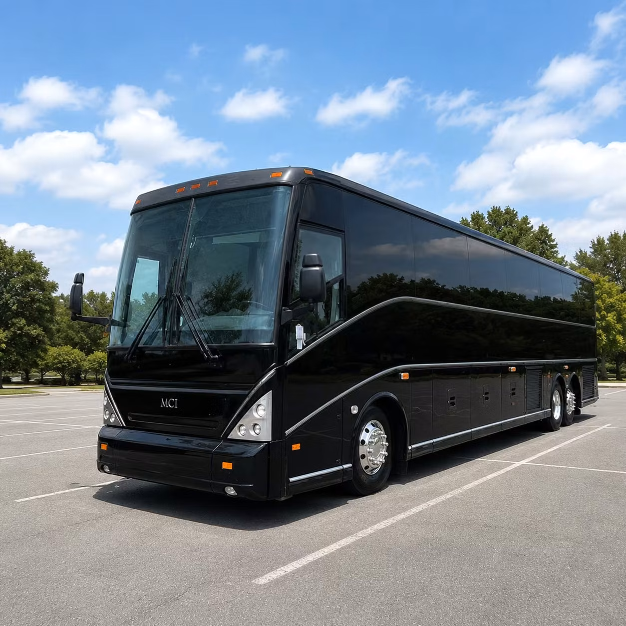 56 passenger charter bus
