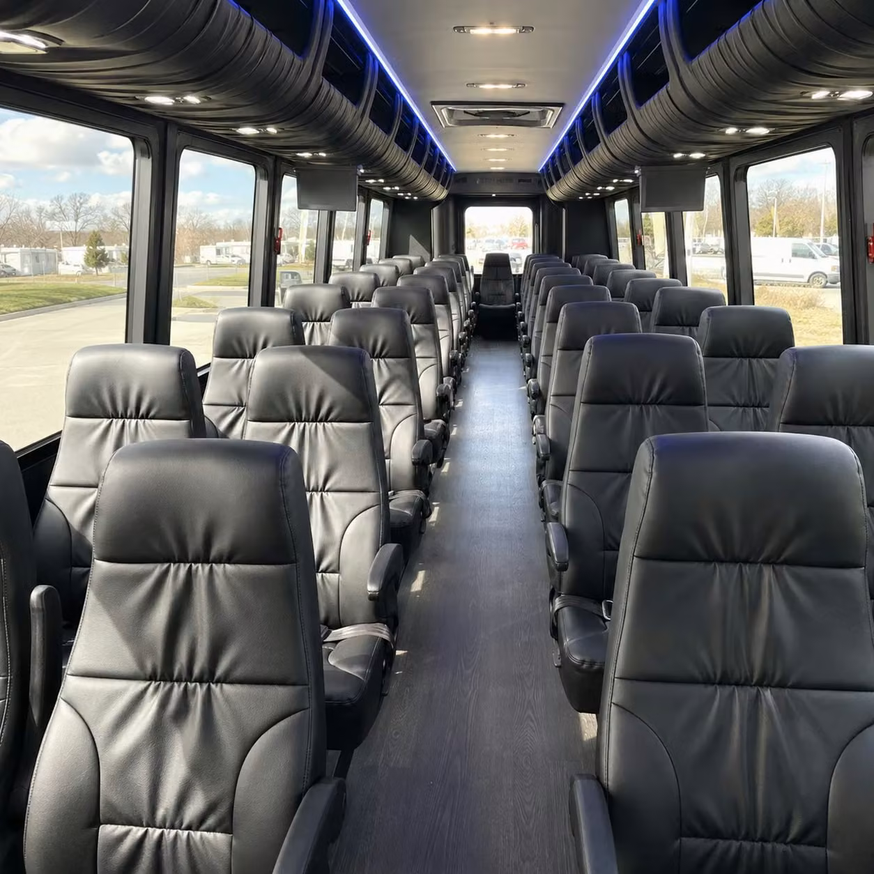 keep your bridal party together with a new bedford minibus rental