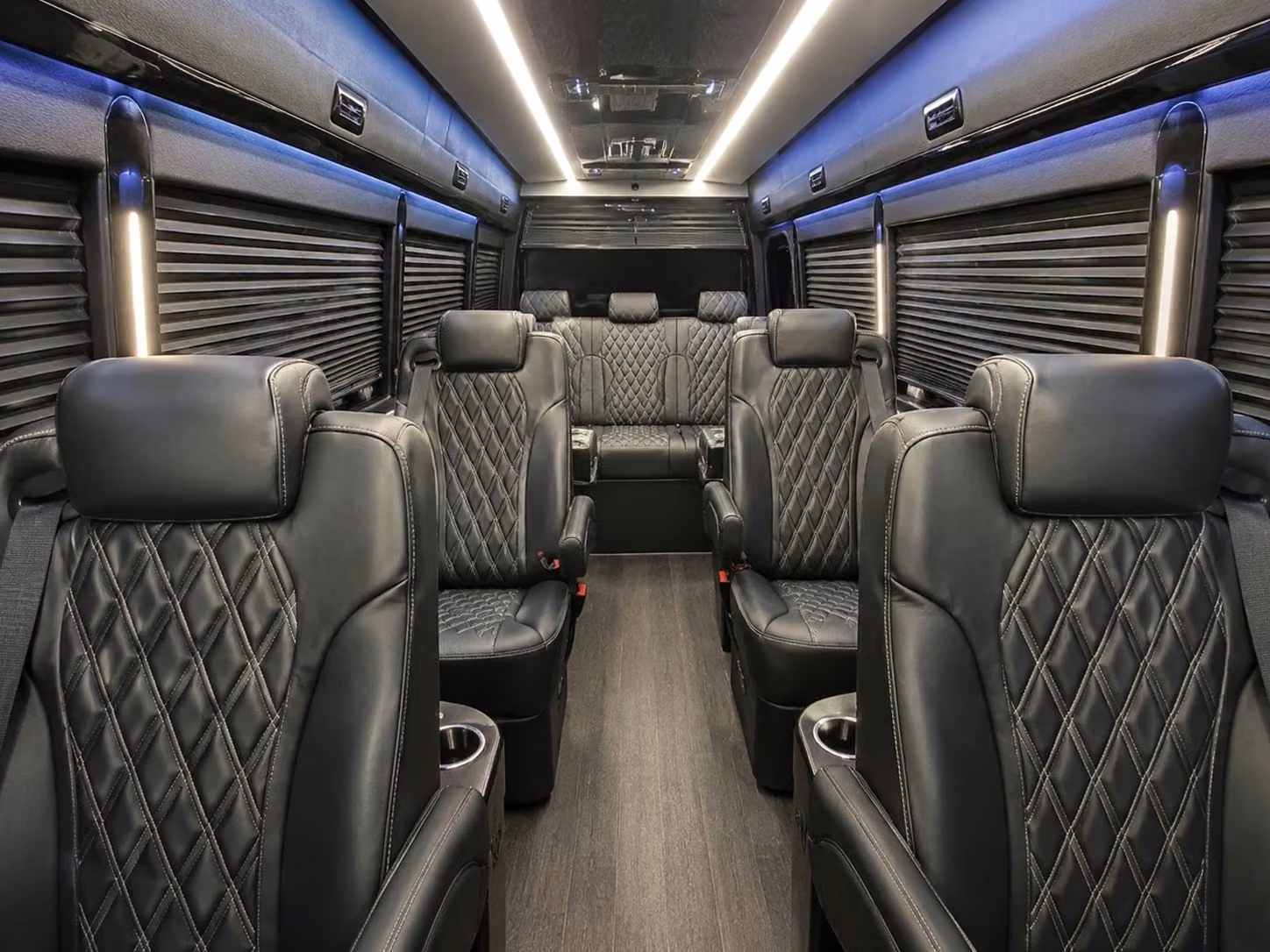 sprinter van with driver interior